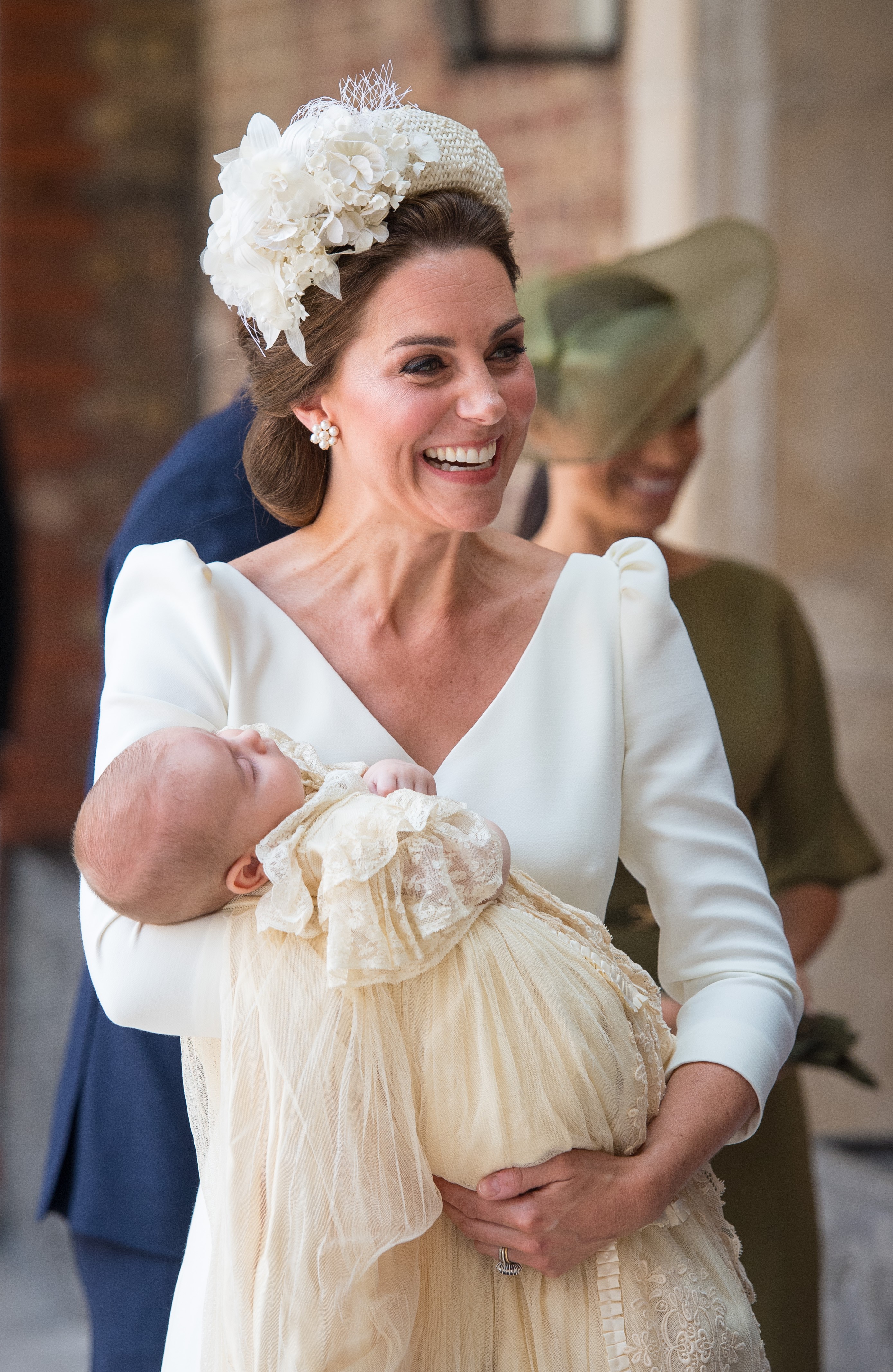 Kate Middleton e o príncipe Louis (Foto: Getty Images)