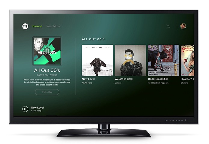 Spotify desembarca em smart TV com Android (Foto: Divulgação/Spotify)