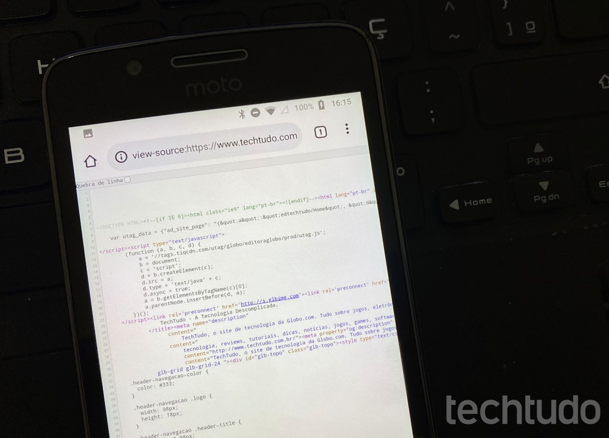 Como inspecionar elemento pelo celular |  Aplicativos