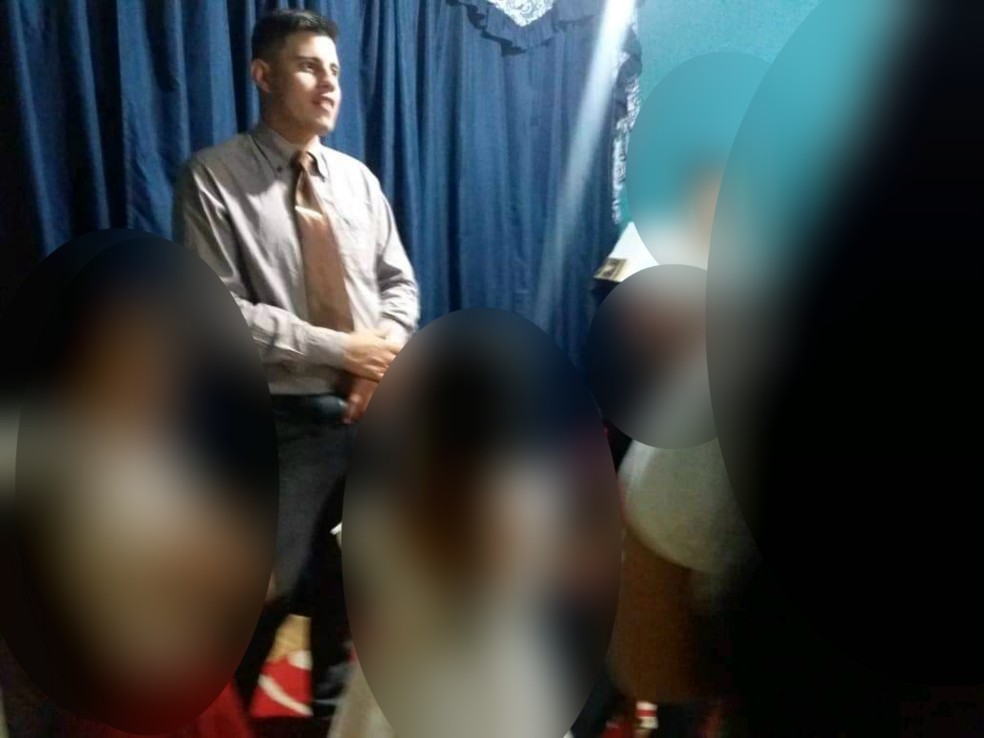 Suspeito se passava por evangelizador de crianÃ§as em MS â Foto: PolÃ­cia Civil/DivulgaÃ§Ã£o