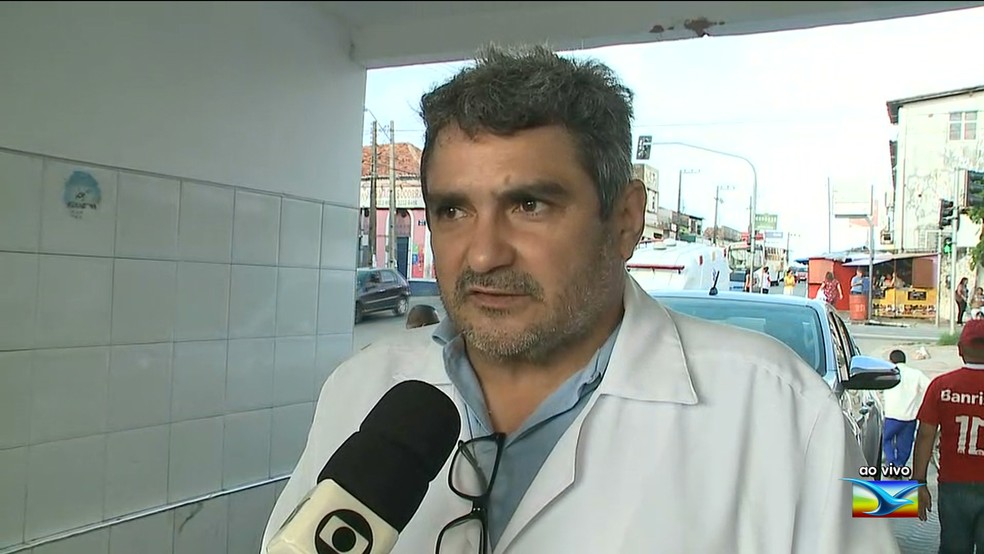 MÃ©dico Alan Roberto Costa Silva falou sobre a situaÃ§Ã£o crÃ­tica no SocorrÃ£o â€” Foto: ReproduaÃ§Ã£o / TV Mirante