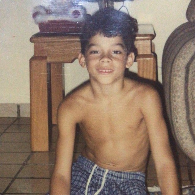 Foto da infância de Gabriel Diniz (Foto: Reprodução/ Instagram)