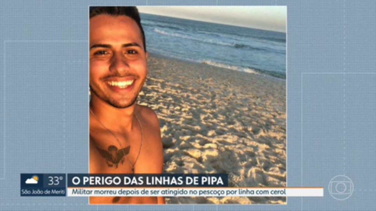 Cabo del Ejército muere tras ser cercenado por un hilo de cometas en Avenida Brasil |  Rio de Janeiro