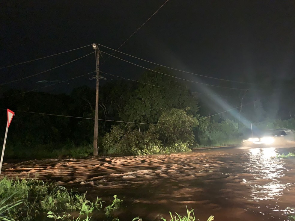 Grande parte do Plano Diretor Sul da capital ficou às escuras — Foto: Divulgação/Energisa