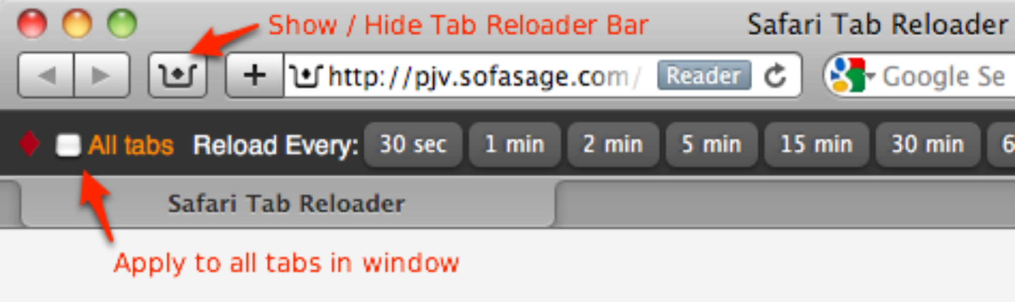 safari reloads tab switch back