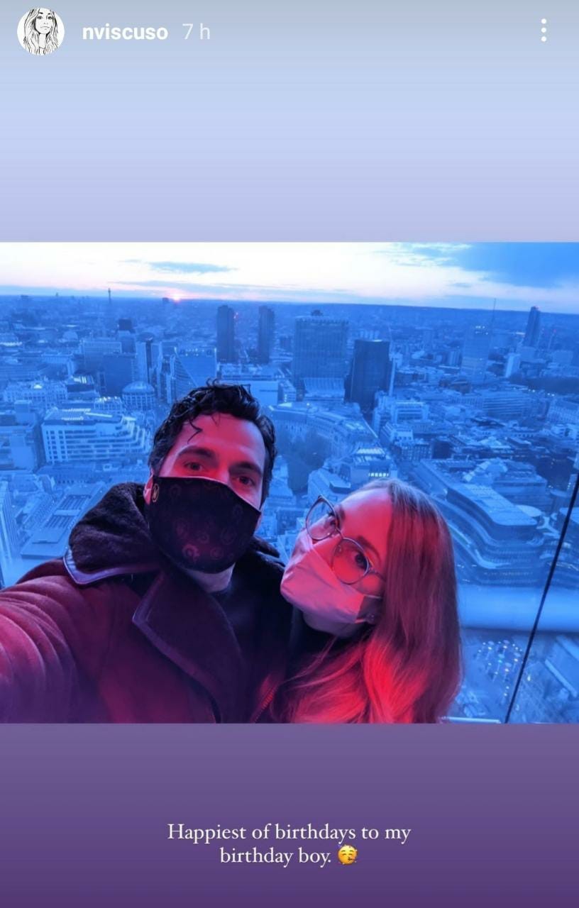 Henry Cavill e Natalie Viscuso (Foto: Reprodução/Instagram)