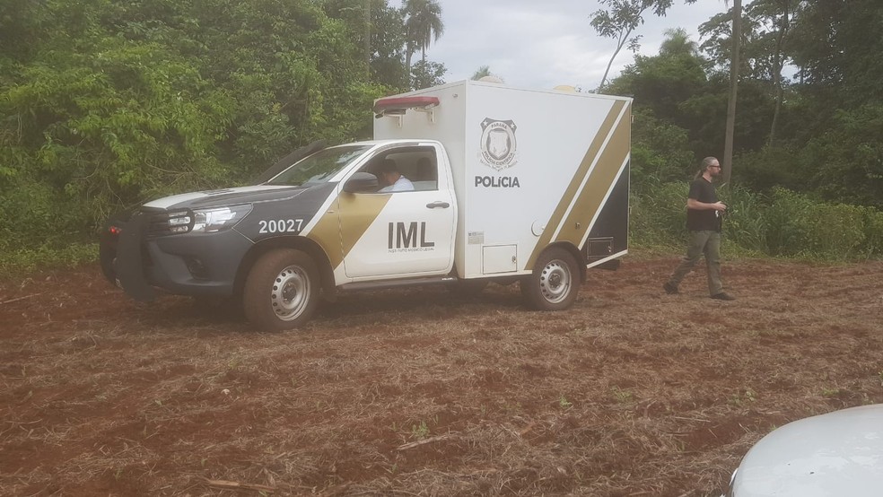 Partes corpo de Ancelmo foram encontradas em um matagal próximo a casa de Vinícius — Foto: Portal Palotina