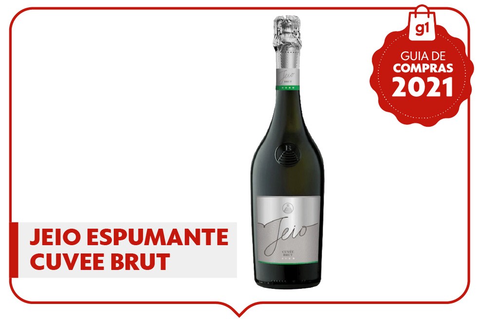 Espumante Jeio Cuvée Brut  — Foto: g1
