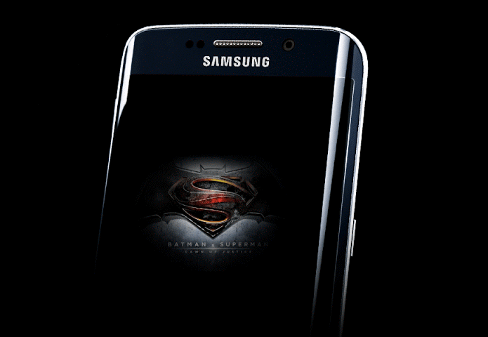 Galaxy S7 do filme Batman vs Superman deve seguir moldes da versão do Homem de Ferro lançada em 2015 (Foto: Reprodução/Paulo Alves)