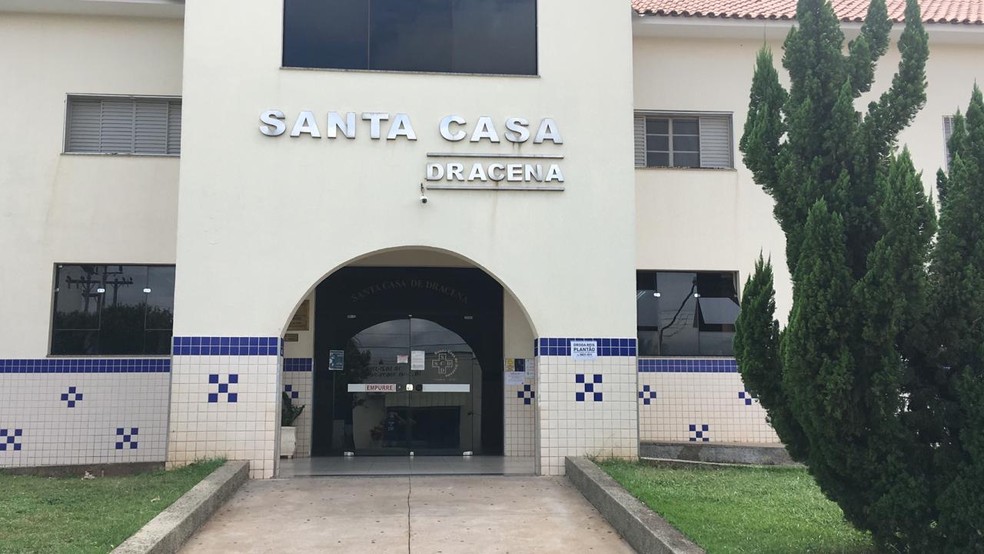 Vítima estava internada na Santa Casa de Misericórdia de Dracena — Foto: Carlos Volpi/TV Fronteira