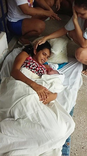 Helena Juciara Terto de Paiva e a filha passam bem (Foto: G1/RN)