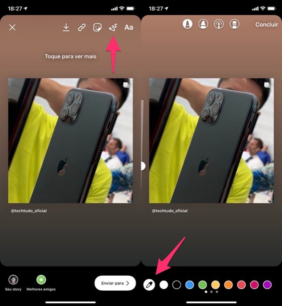 Como Mudar A Cor De Fundo Dos Stories No Instagram Redes Sociais Techtudo Organize seu instagram story com lindas capas! como mudar a cor de fundo dos stories