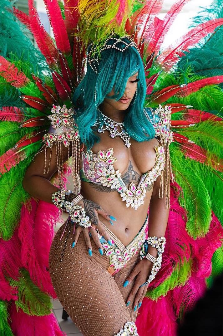 Rihanna no Crop Over Festival 2017 (Foto: Instagram Rihanna/ Reprodução)