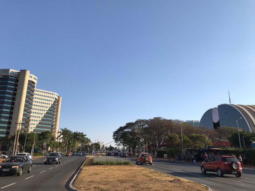 Calor em Brasília — Foto: Afonso Ferreira/G1