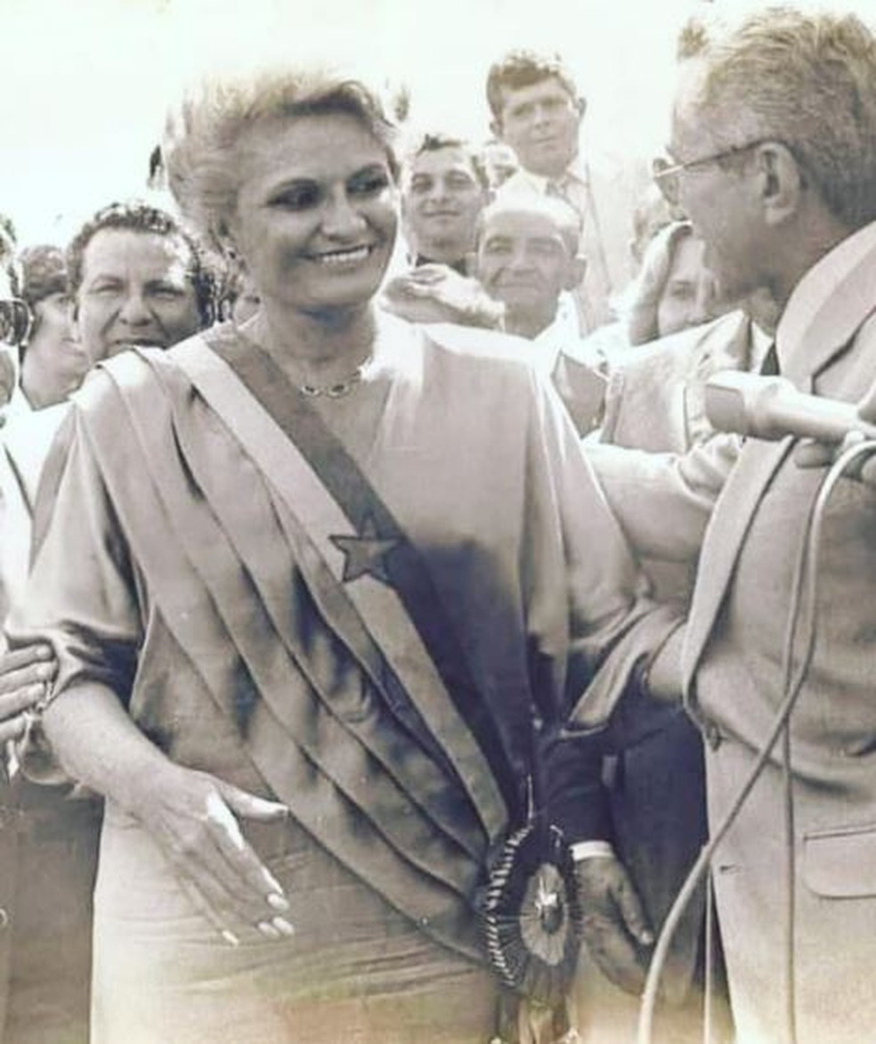 Iolanda Fleming primeira mulher a governar um estado no Brasil — Foto: Patrimônio Histórico do Acre 
