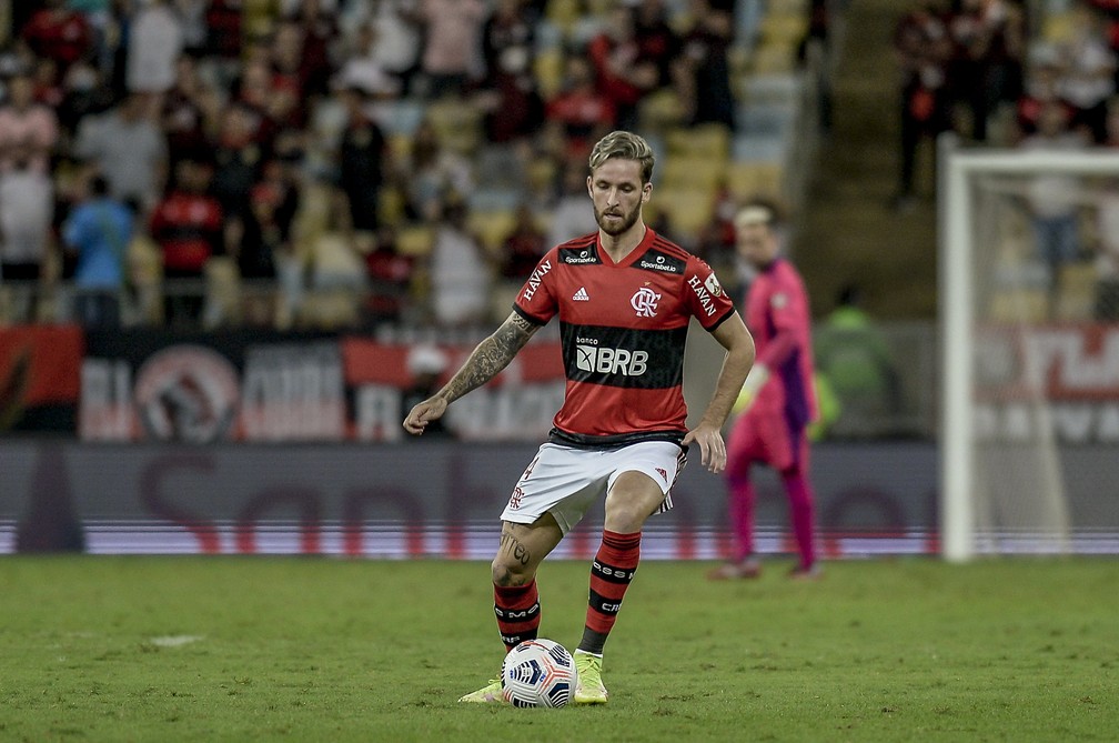 Léo Pereira Flamengo — Foto: Marcelo Cortes / Flamengo