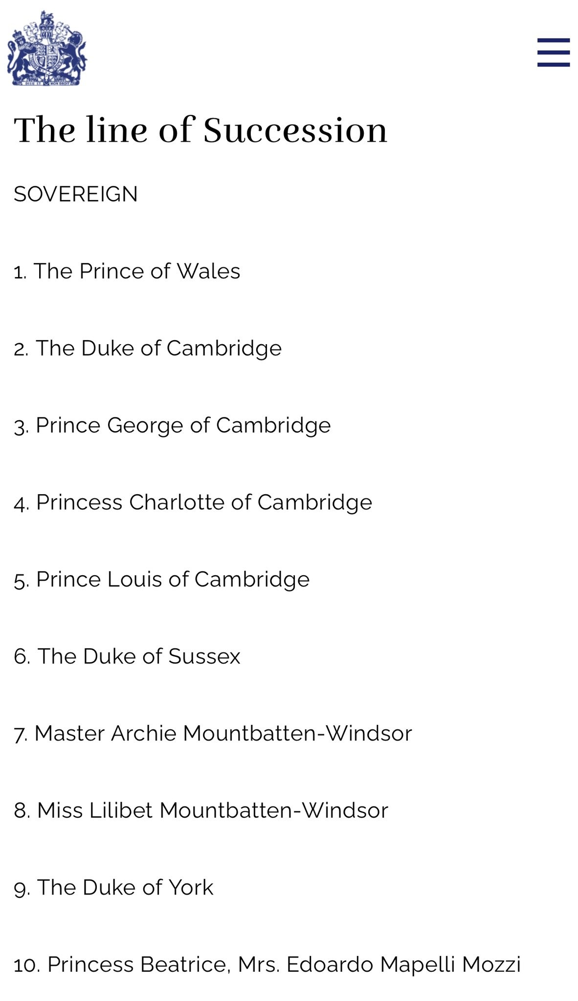 Linha de sucessão ao trono da família real britânica tem Lilibet na oitava posição (Foto: Reprodução)
