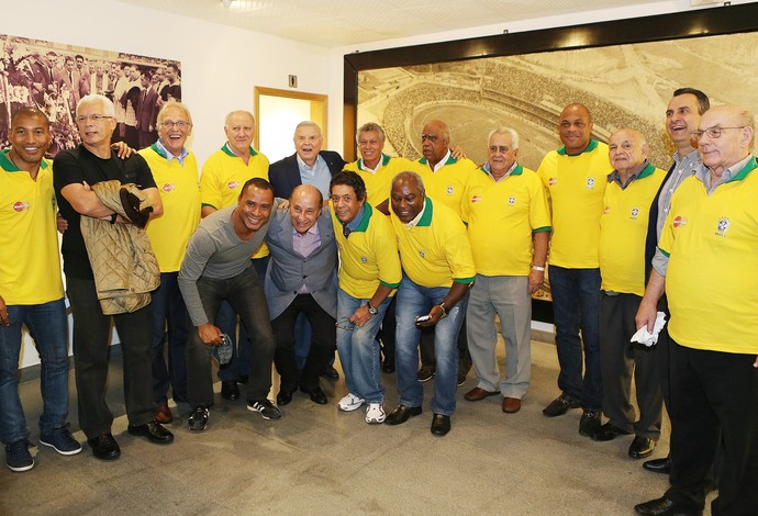 seleção brasileira morumbi ex-jogadores (Foto: Ricardo Stuckert/CBF)
