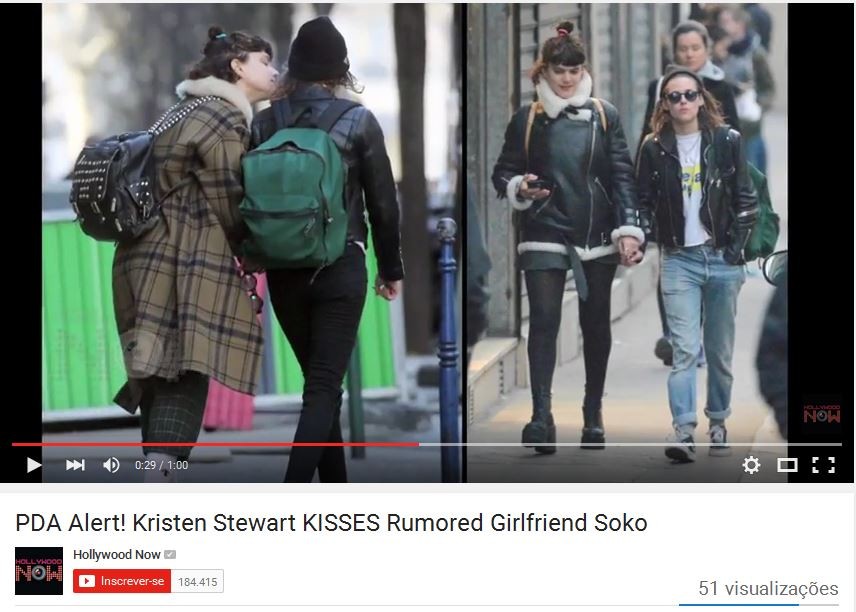 Soko e Kristen Stewart (Foto: Youtube/Reprodução)