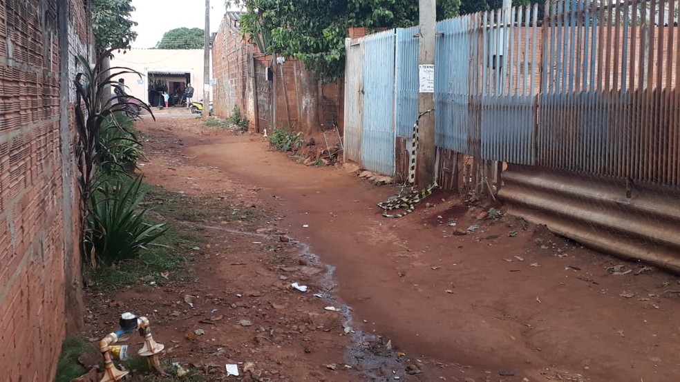 Crime foi na madrugada deste sÃ¡bado (9) em Campo Grande, MS (Foto: JosÃ© Aparecido/TV Morena)