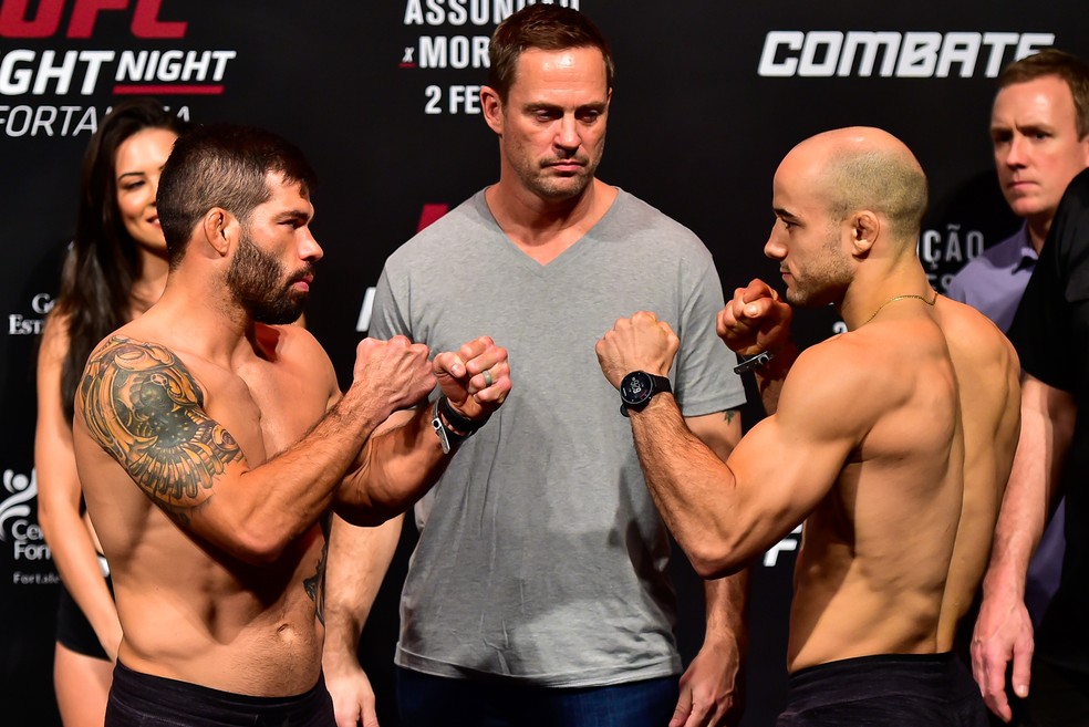 Raphael Assunção x Marlon Moraes: luta é a principal do UFC Fortaleza — Foto: Jason Silva