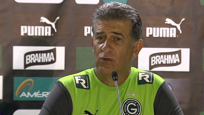 Ricardo Drubscky - técnico do Goiás (Foto: Reprodução / TV Anhanguera)