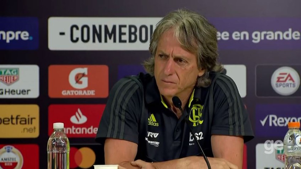 Jorge Jesus, t&eacute;cnico do Flamengo &mdash; Foto: Reprodu&ccedil;&atilde;o