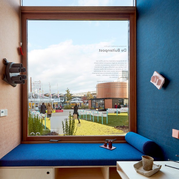 Mini cabines de home office são instaladas em parques na Holanda (Foto: Divulgação)