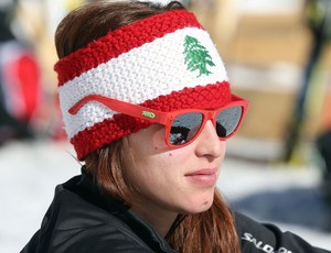 Jackie Chamoun Esqui Sochi (Foto: AP)