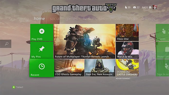 GTA V é um dos melhores temas para Xbox 360 (Foto: Reprodução/Youtube)