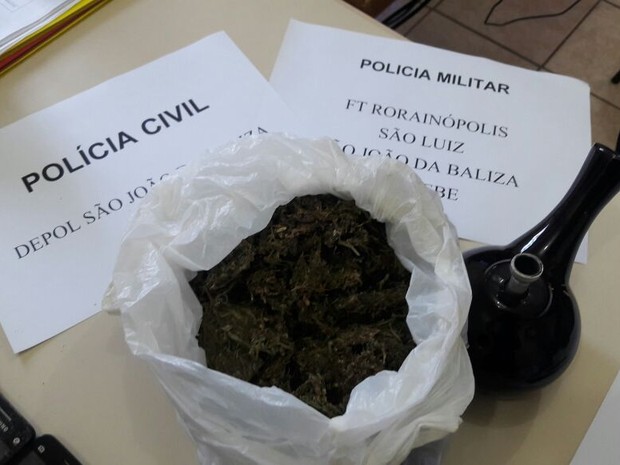 Droga foi apreendida na casa da suspeita (Foto: Polícia Civil/Divulgação)