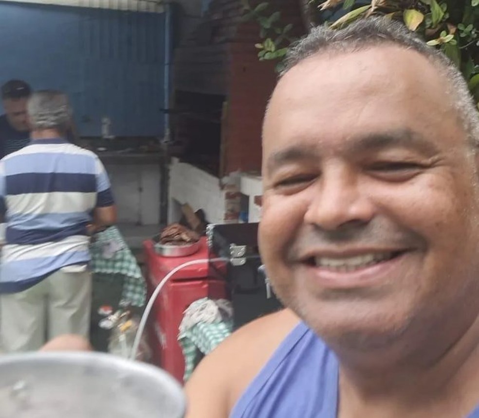 O policial militar Marconi Rufino da Silva Junior, de 51 anos, morto a tiros no Humaitá — Foto: Reprodução g1