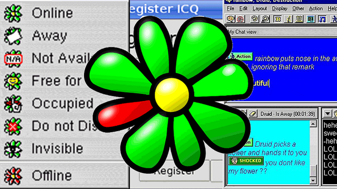 ICQ era o mensageiro que mais bombava na época (Foto: Reprodução/CBC) (Foto: ICQ era o mensageiro que mais bombava na época (Foto: Reprodução/CBC))