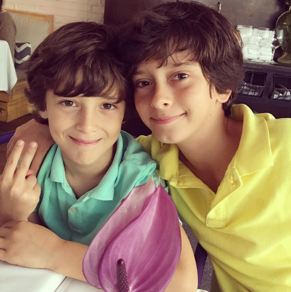 Filhos de Maria Fernanda Cândido (Foto: Reprodução/Instagram)