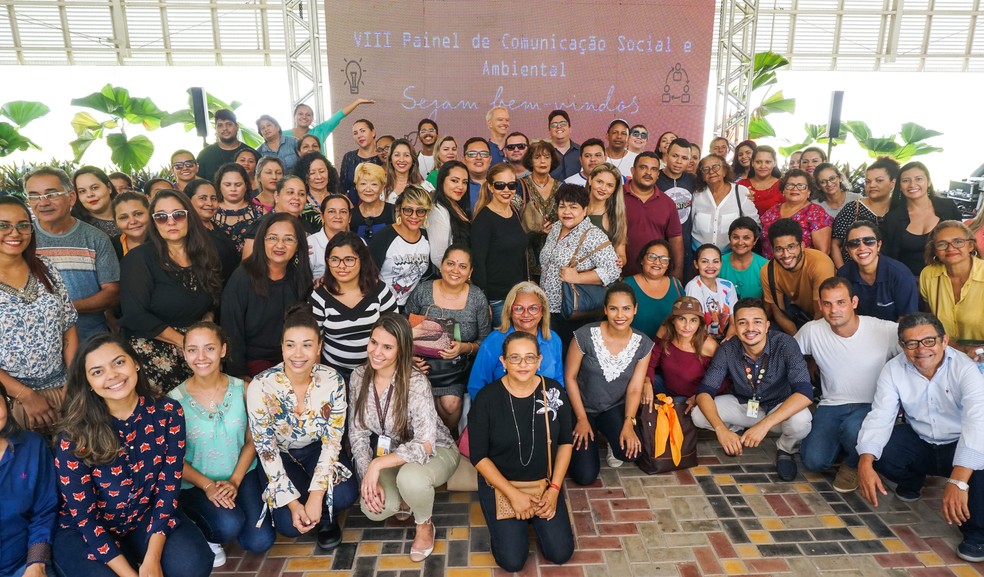 Comunidade do entorno da fábrica é convidada, anualmente, a conhecer o trabalho da empresa.   — Foto:  Samia Rique/ Agência Eko