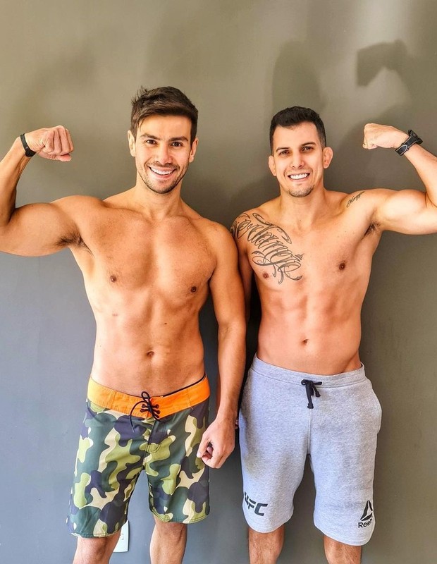 Mariano e Felipe Sertanejo, criador do Método Fight Burn (Foto: Reprodução/Instagram)