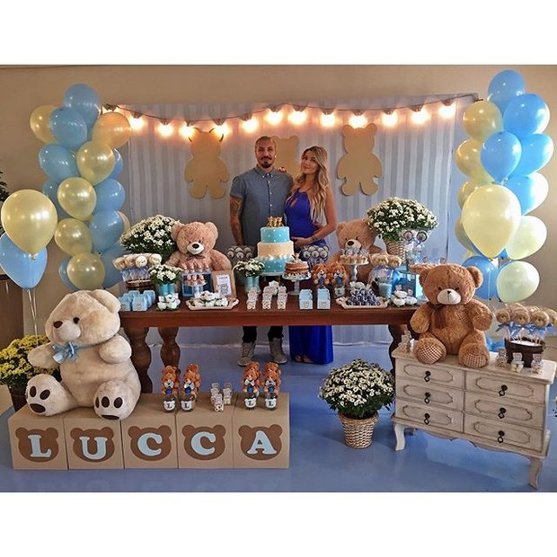 Aline organiza cha de bebê para se preparar para a chegada do filho Lucca (Foto: Reprodução/Instagram)