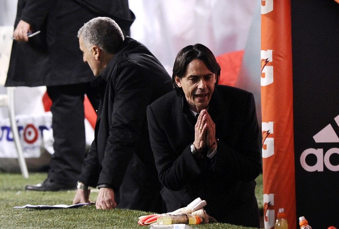 Filippo Inzaghi, Milan x Hellas Verona (Foto: Agência Reuters)