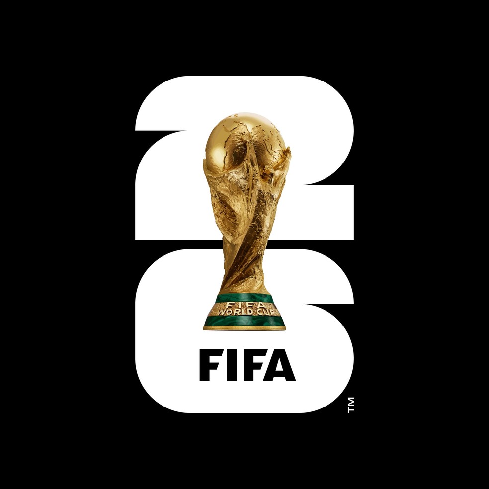 Logotipo oficial da Copa do Mundo de 2026 — Foto: Divulgação/Fifa