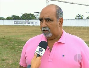 Edson Reis, presidente do Rio Branco - Campos dos Goytacazes - RJ (Foto: Frame Inter TV)