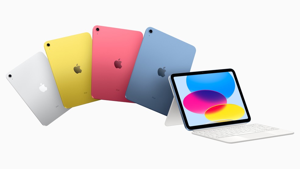 Apple lança nova versão do iPad 10 — Foto: Divulgação/Apple