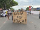 Moradores protestam após pedestre morrer atropelado em Florianópolis