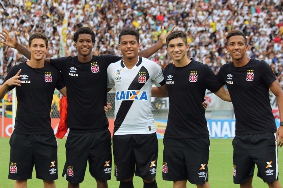 Mateus Vital, Alan, Evander, Andrey e Caio Monteiro (Foto: Arquivo pessoal)