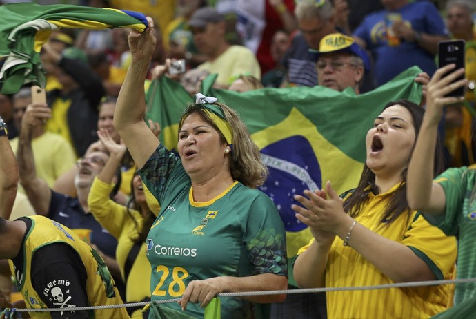 Brasil x Alemanha - Handebol masculino (Foto: Shannon Stapleton/Reuters)