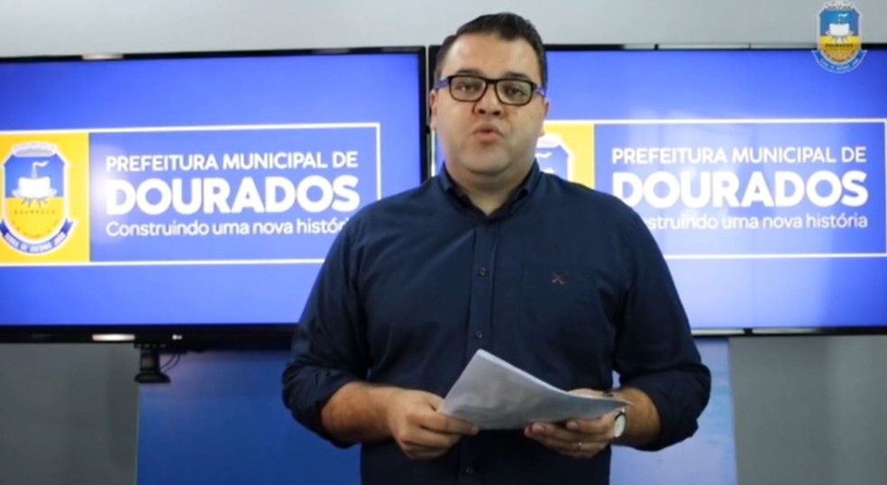 Prefeito de Dourados, Alan Guedes — Foto: Reprodução/Redes Sociais