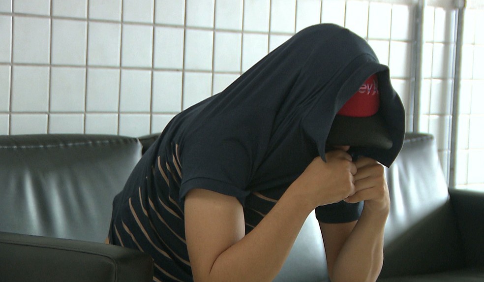 Lucas Ferreira confessou o crime após a divulgação do resultado da perícia — Foto: TV Cabo Branco/Reprodução