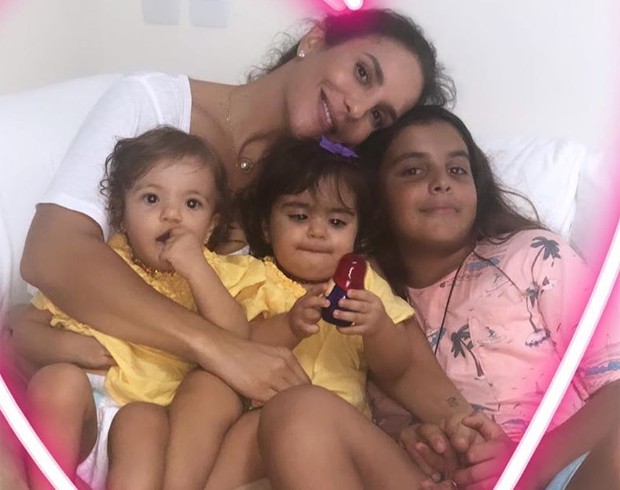 Ivete Sangalo e os filhos (Foto: Reprodução/Instagram)