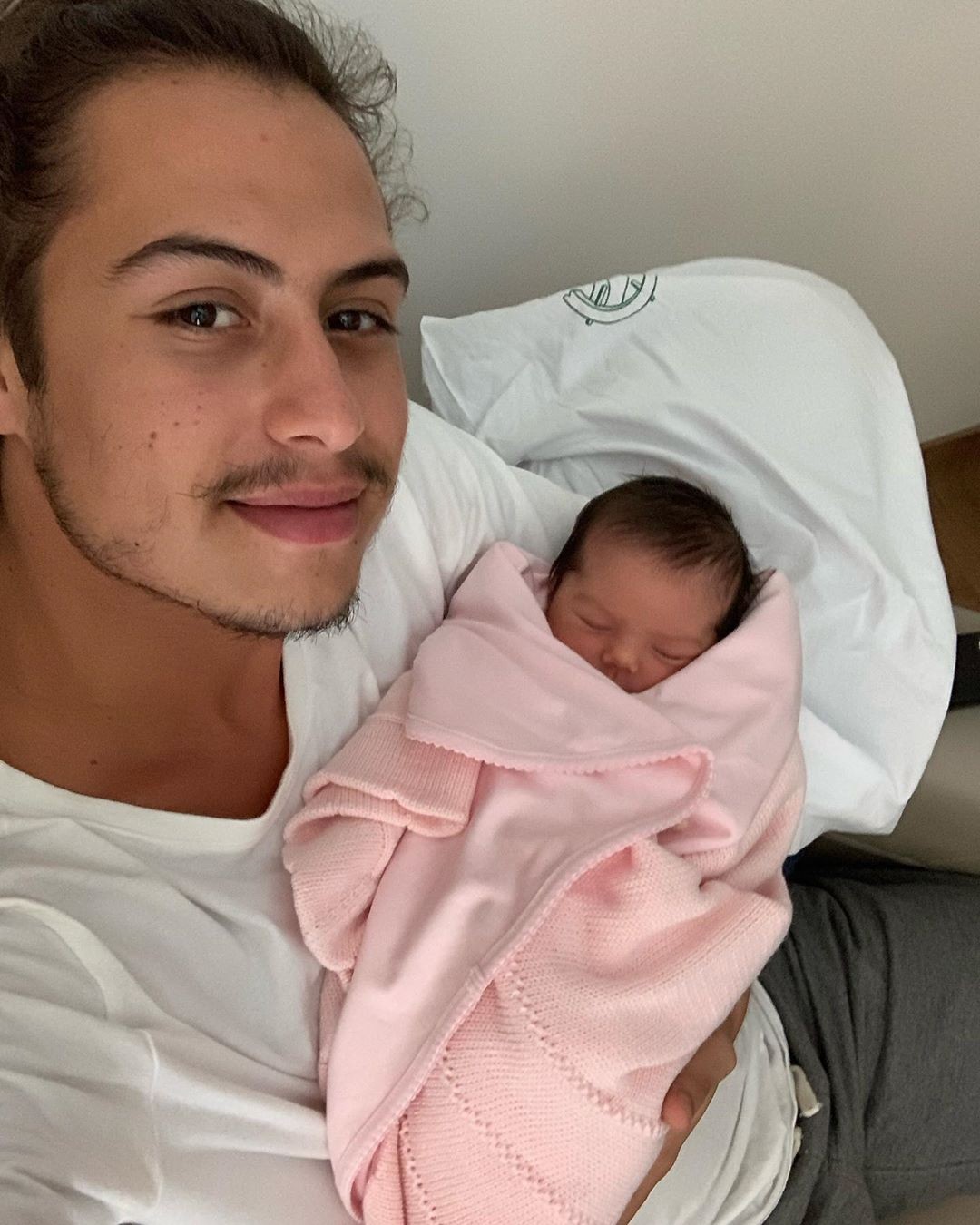 Francisco Vitti com a sobrinha (Foto: Instagram/ Reprodução)