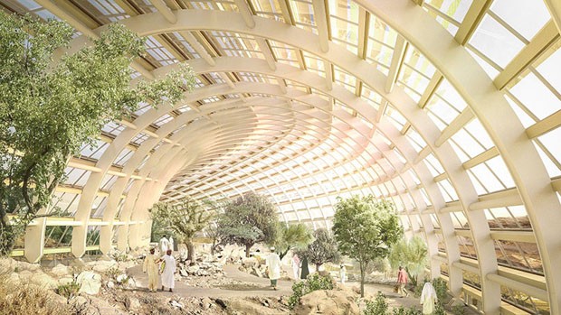 País árabe vai abrigar um dos maiores jardins botânicos do mundo (Foto: Divulgação)