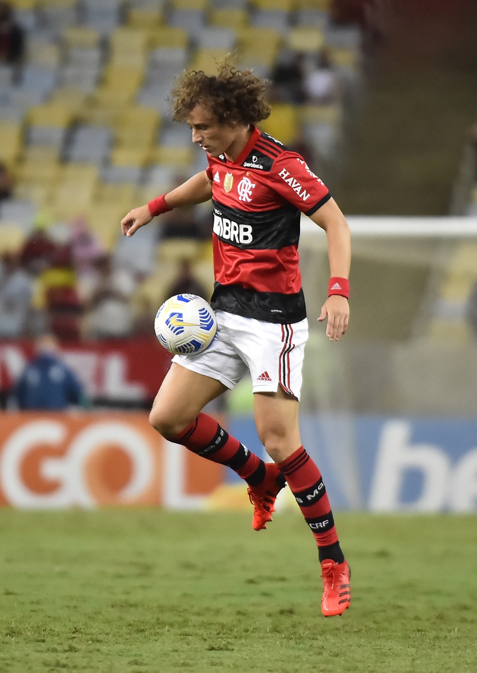 David Luiz, Flamengo x Bahia — Foto: André Durão / ge